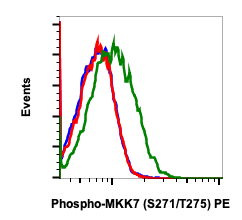 Phospho-MKK7 (Ser271/Thr275) (R4F9) rabbit mAb PE conjugate Antibody