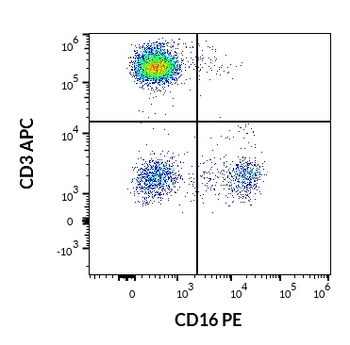 CD16 Antibody (PE)