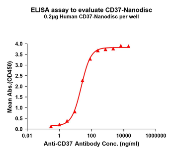 Human CD37 full length protein-synthetic nanodisc
