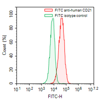 CD21/CR2 Mouse Monoclonal Antibody (FITC)
